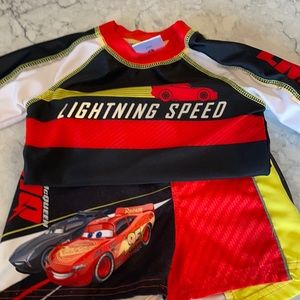 Lightning McQueen swim suit size 2T